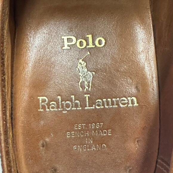 VGUC Crockett & Jones x Polo Ralph Lauren Oxford Cap Toe Made in England 8 D main image 9
